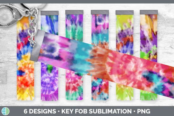 Download Tie Dye Key Fob | Wristlet Sublimation - Tie Collection