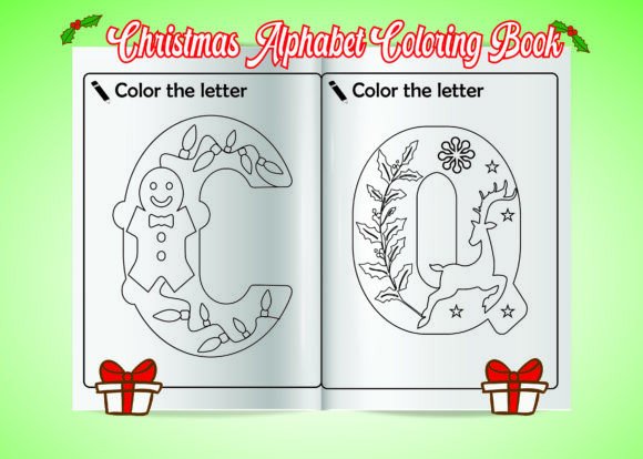 Download Christmas Alphabet Coloring Book, Pre-k - Premium Resources