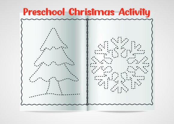 Download Preschool Christmas Activity Trace,color - Premium Bundle