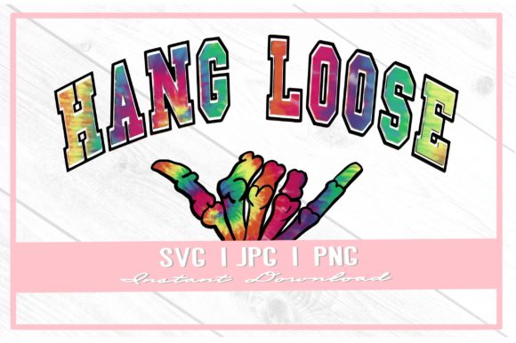 Download Retro Hang Loose Shaka Hand Tie Dye - Tie Collection