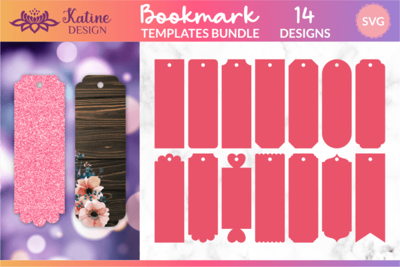 Download Bookmark Svg Template Printable Bundle - Bookmark svg Collection